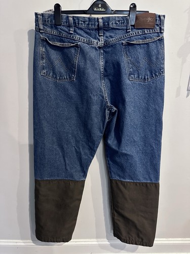 EUC Wrangler Pro Gear Upland Brush Guard Jeans Herren 40x32 Dark Denim Jagdhose - Bild 2 von 8