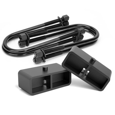 2'' Rear Lift Blocks for Dodge Ram 1500 2002-2008, 2WD/4WD, with Extended U-Bolts