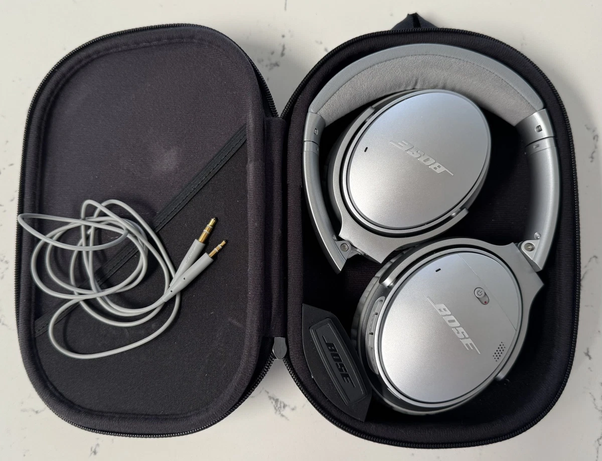 Silver Bose QuietComfort 35 Headphones for sale | eBay