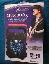 Santana Mumbo 6.5 Bluetooth 5.0 Portable Karaoke Spkr w/Mic  Lights Core Series