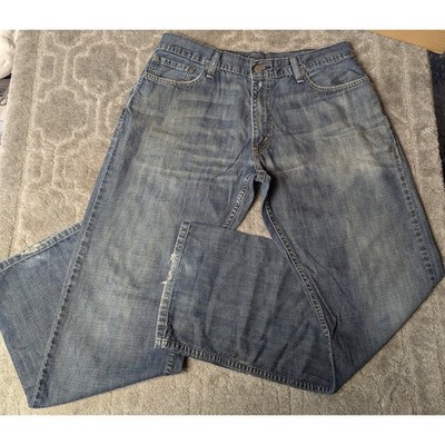 Levis 514 Slim Straight Fit Jeans MENS 31x30 Altered Dark Rinse Mid Rise casual