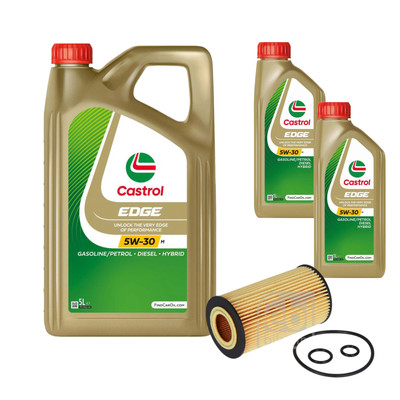 FEBI BILSTEIN Ölfilter 7L CASTROL EDGE 5W-30 M für Mercedes-Benz C-Klasse