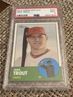 2012 Topps Heritage - Mike Trout #207 PSA 9 MT 2nd Year Card After Rookie Card.