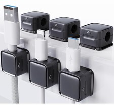 Magnetic Cable Clips, 6 Pack Cord Organizer Management, Strong Phone