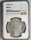 1878 S Morgan Dollar NGC MS61 GORGEOUS UNCIRCULATED $1 Coin!