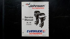 Johnson Evinrude Outboards Service Manual 25 35 3-Cylinder 1996