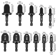 11x Swaging Drill Bit Tool Set HVAC Repair Kit Copper Pipe Flaring Tube Expander