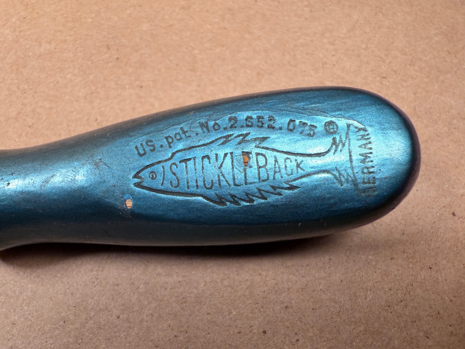 Vintage German File Rasp Stickleback 7" Coastal Woodworking Tool FREE SHIPPING