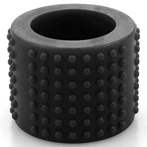 Black Food-Grade Silicone Tattoo Grip Cover - Dia 25x30mm Professional Tattoo... - product listing photo