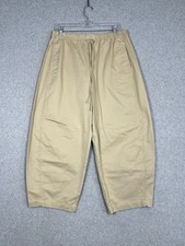 Women's Abercrombie  Fitch wide leg pants - Size Medium Short - Tan - EUC