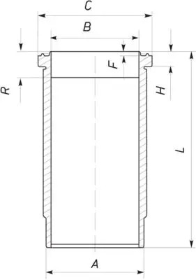MAHLE 037 WN 30 01 Canna cilindro - Immagine 2