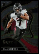 BIJAN ROBINSON 2023 PANINI SELECT CLUB LEVEL RC ATLANTA FALCONS #296