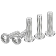 5/16-18x1-1/4"(DxH) Phillips Pan Head Machine Screws 10pcs 304 Stainless Steel