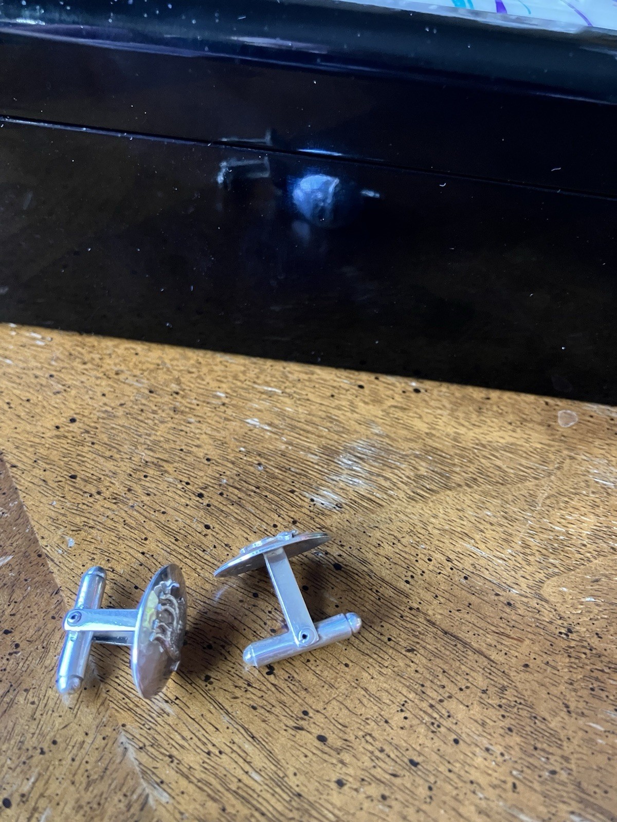 Sterling Silver Solid Cuffs Llama Figure From Peru - image 4