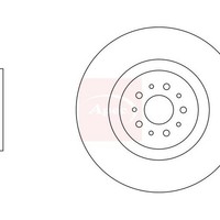 Apec Alfa Romeo GT 937 2003-2010 Bremsscheibe Vorne (Einzeln)
