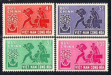 Vietnam 1960 WRY/Refugees/Tree/Wefare 4v set (n29028)