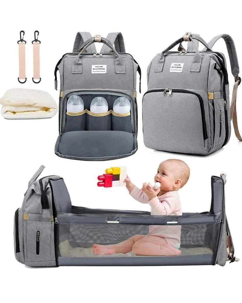3 in 1 sales diaper bag travel bassinet