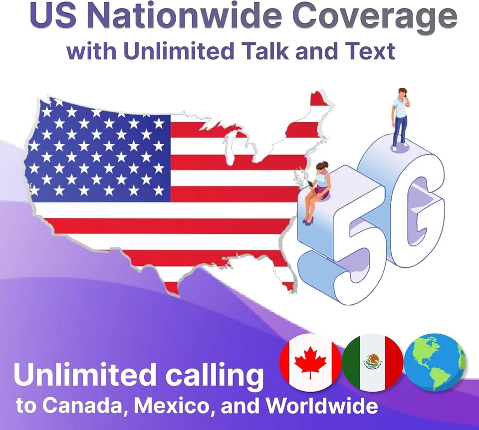 Unlimited Talk & Text Phone Plan | Easy 12-Month Prepaid SIM by Jethro Mobile - Image 4 of 4