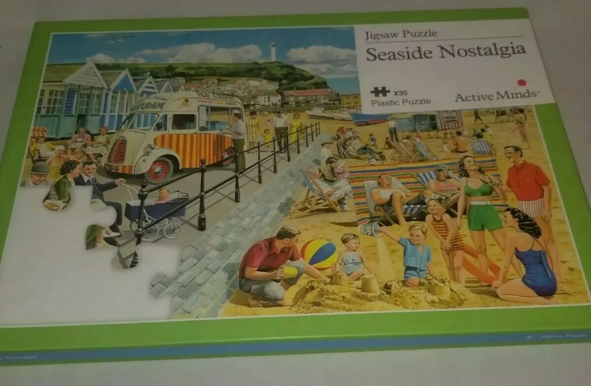 Relish 35 Piece Seaside Nostalgia Jigsaw Puzzle - Large Piece Puzzle For Dementia & Seniors - View #9