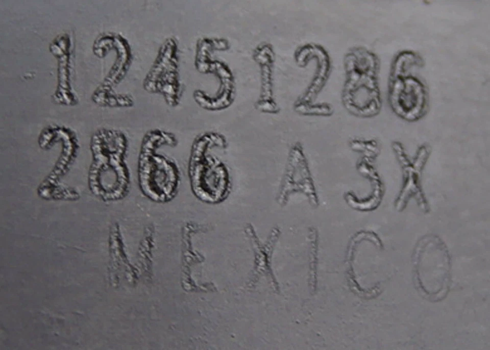 2002-2007 Buick Lesabre Rendezvous Volante Interruptor de Áudio Cinza Novo 12451286 - Imagem 2 de 4