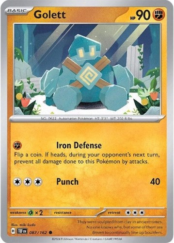 Golett (087/162) [Scarlet & Violet: Temporal Forces] - Bild 1 von 11