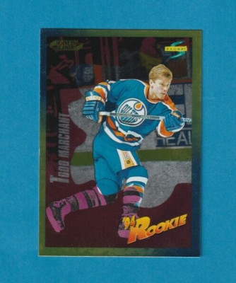1994-95 Score GOLD LINE parallel # 226 Todd Marchant EDMONTON OILERS