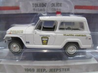 Jeep Jeepster 1969 Police Traffic Control Greenlight In 1:64 Limited Edition Neu