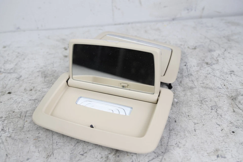 16-22 BMW 7 SERIES G12 REAR LEFT / RIGHT INTERIOR LIGHT VANITY MIRROR BEIGE OEM - Image 2 of 4