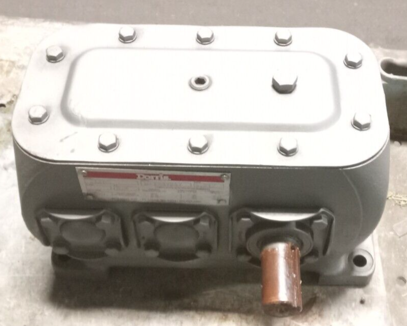 DORRIS 1209 DOUBLE REDUCTION BASE TYPE GEARBOX 8.3HP IN 1750 RPM IN 9.