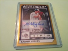2022 Elite Extra Edition Baseball COLLEGE TICKET 91/99 Auto GABRIEL HUGHES Col
