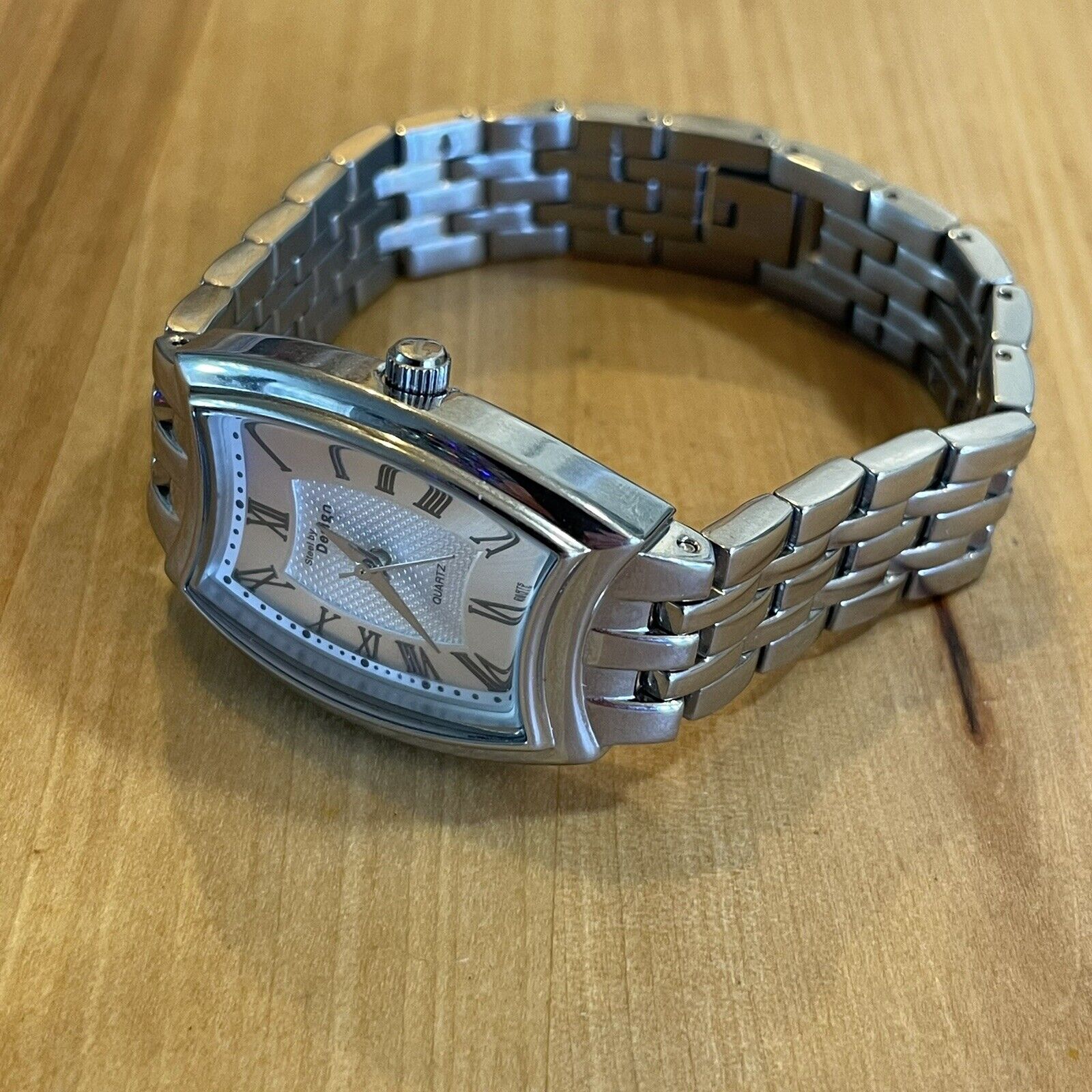 Steel By Design Ladies Quartz Stainless Steel Bracelet Swiss Watch