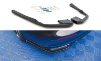 CUP Diffusor Seiten AnsäTze Schwarz FüR Volvo S60 MK3 R Design Flaps HeckschüRze