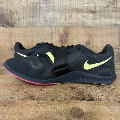 Nike Zoom Rival Mens Sz 10.5 Track & Field Jump Spikes Black  display picture 2