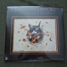Vintage Mickey Mouse 1999 16-month "A GALLERY of MICKEY" Calendar RARE SEALED