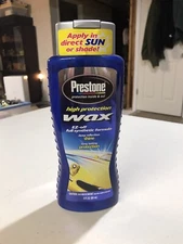 Prestone High Protection Wax EZ-off Full Synthetic Formula Car & Auto Detailing