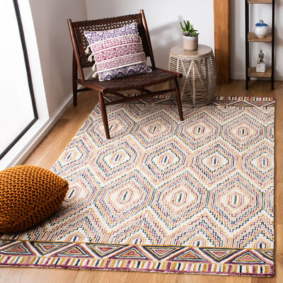 Safavieh Aspen IVORY / RUST 5' X 8' Area Rug - APN811A-5