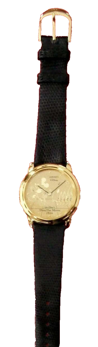 Disney Seiko Mickey Mouse Watch! Through the Mirror! LE New