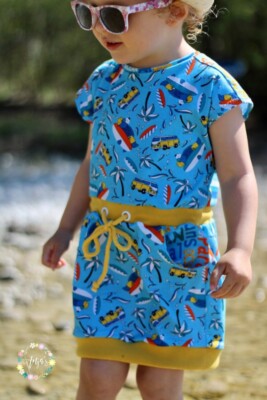 Meterware, ab 0,5 m:  Baumwolljersey ''Barney Bear'' türkis, 150 cm br ( 10,00/qm)