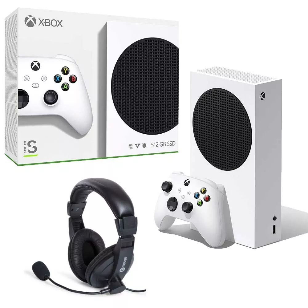 Xbox Series S, 512GB SSD, Branco, (EU), Console Microsoft - Nova