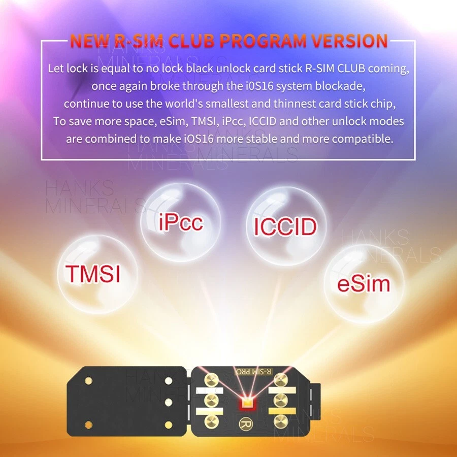 R-SIM18 CLUB RSIM18 Club iOS16 Nano Unlock Card For iPhone 14 13 12 11 X XR SE - Image 3 of 4