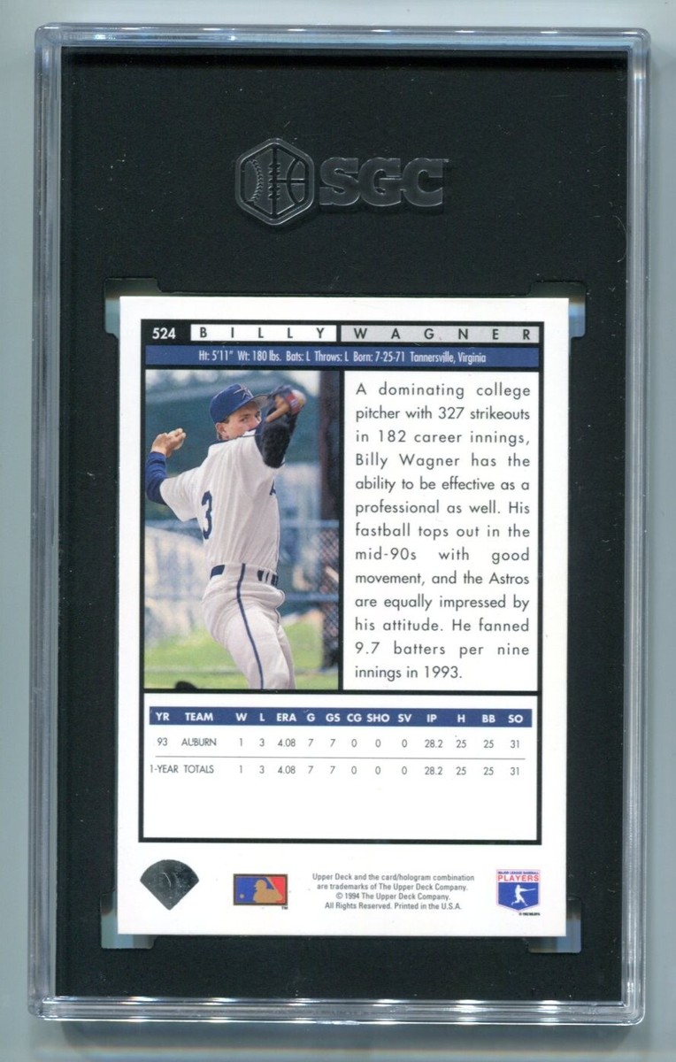 その他 1994 SP #18 Billy Wagner Foil RC PSA 8 Auction Prices Realized Baseball Cards 1994 SP Billy Wagner