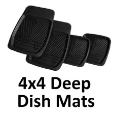 Honda HR-V HRV 4x4 HEAVY DUTY Rubber Non Slip Grip TRAY Mud Mats 4pce