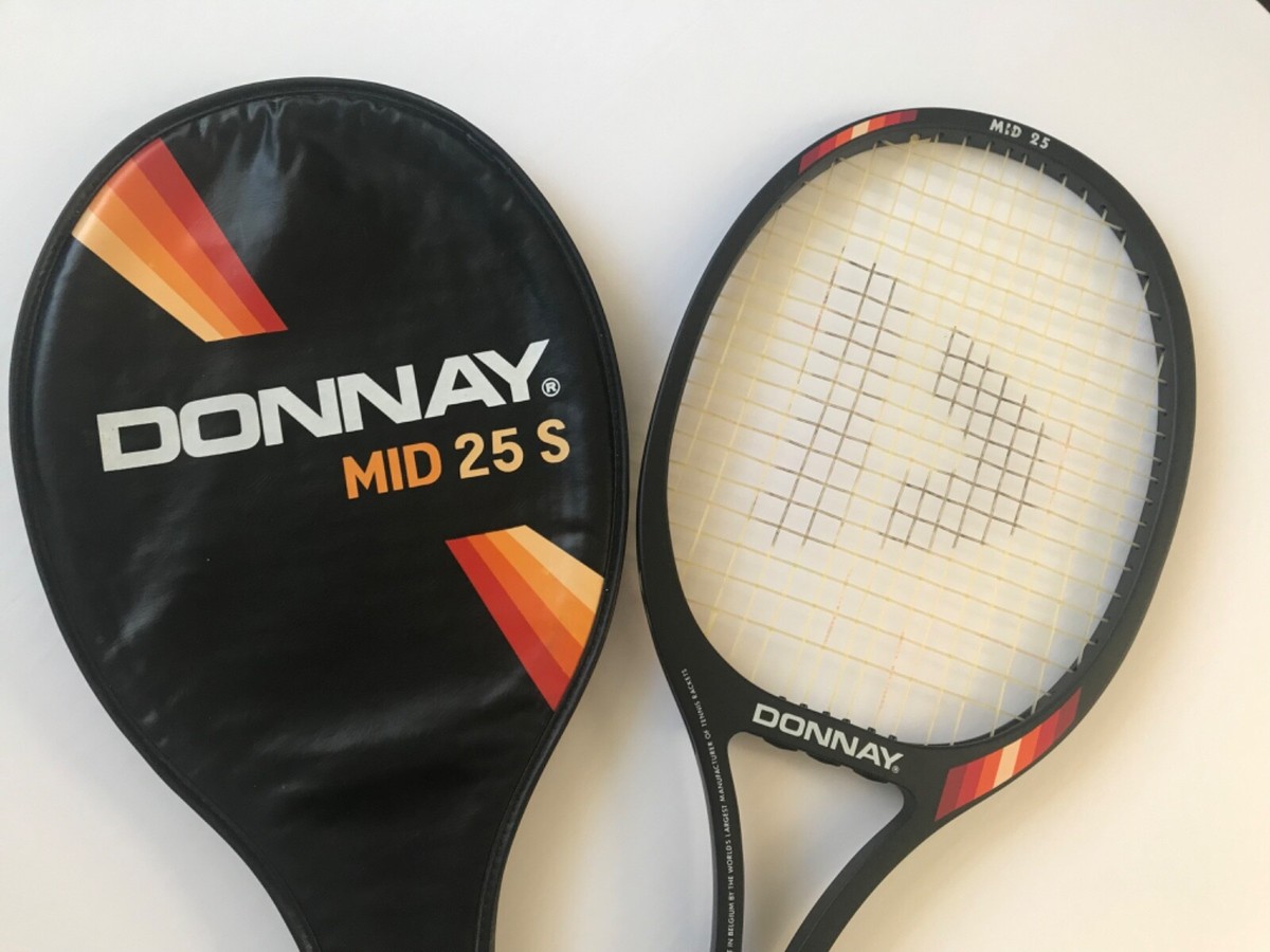 DONNAY Made in Belgium MID 25 S TENNIS Racket (Lite 2) W/ COVER | eBay
