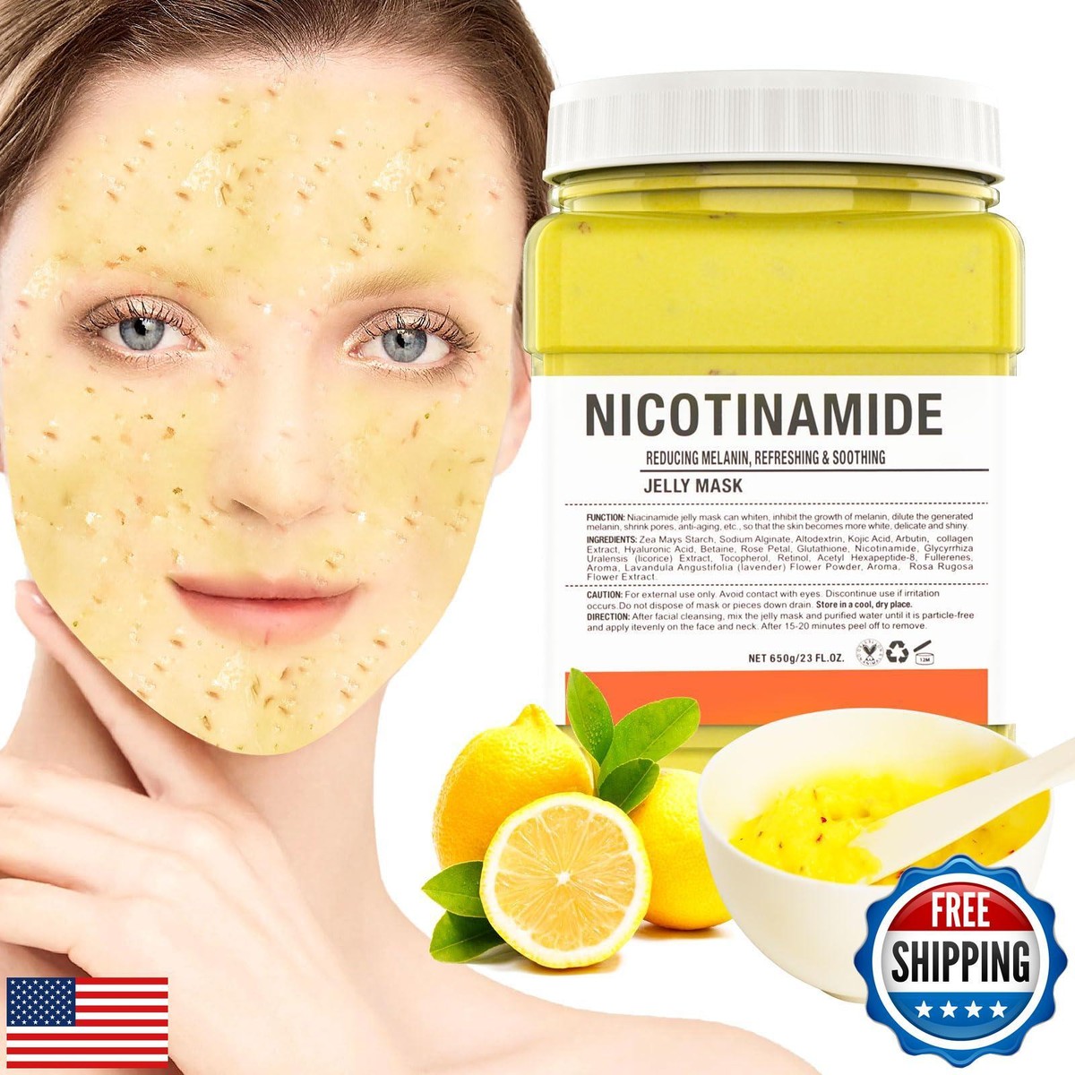 DR MEINAIER Vajacial Hydro Jelly Mask Powder for Face, Jelly Mask
