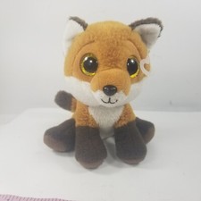 TY Beanie Boos Velvety Fay The Fox Plush 6” Glitter Eyes