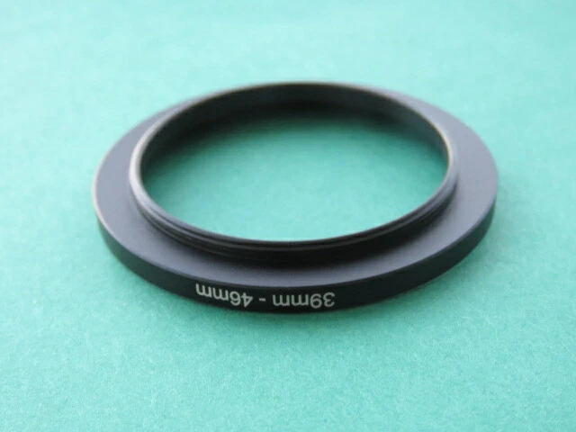 39mm-46mm 39-46 Stepping Step Up Male-Female Filter Ring Adapter 39mm-46mm - Image 2 of 2