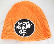 Stussy Peace and Prosperity Beanie Orange