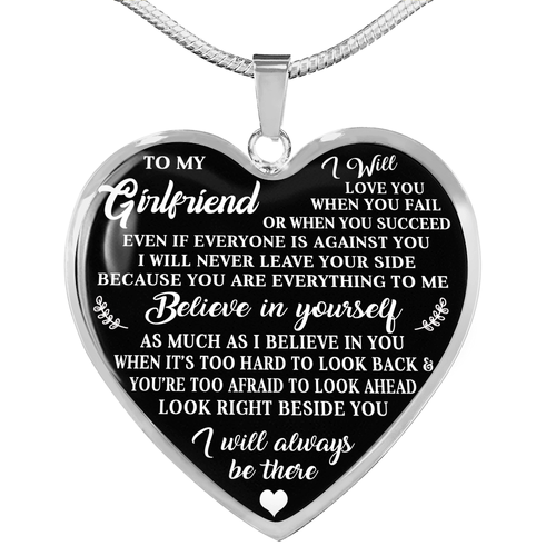Girlfriend Heart Necklace Pendant Gifts 