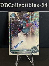 2022 Bowman Chrome Luis Chevalier 1st Speckle Auto 119/299 Seattle Mariners 