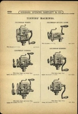 1907 PAPER AD 15 PG Tin Worker Tinners Raymond's Crimping Machine Snips Fire Pot